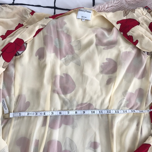 Privacy Please Floral Wrap Dress - Picture 9 of 9